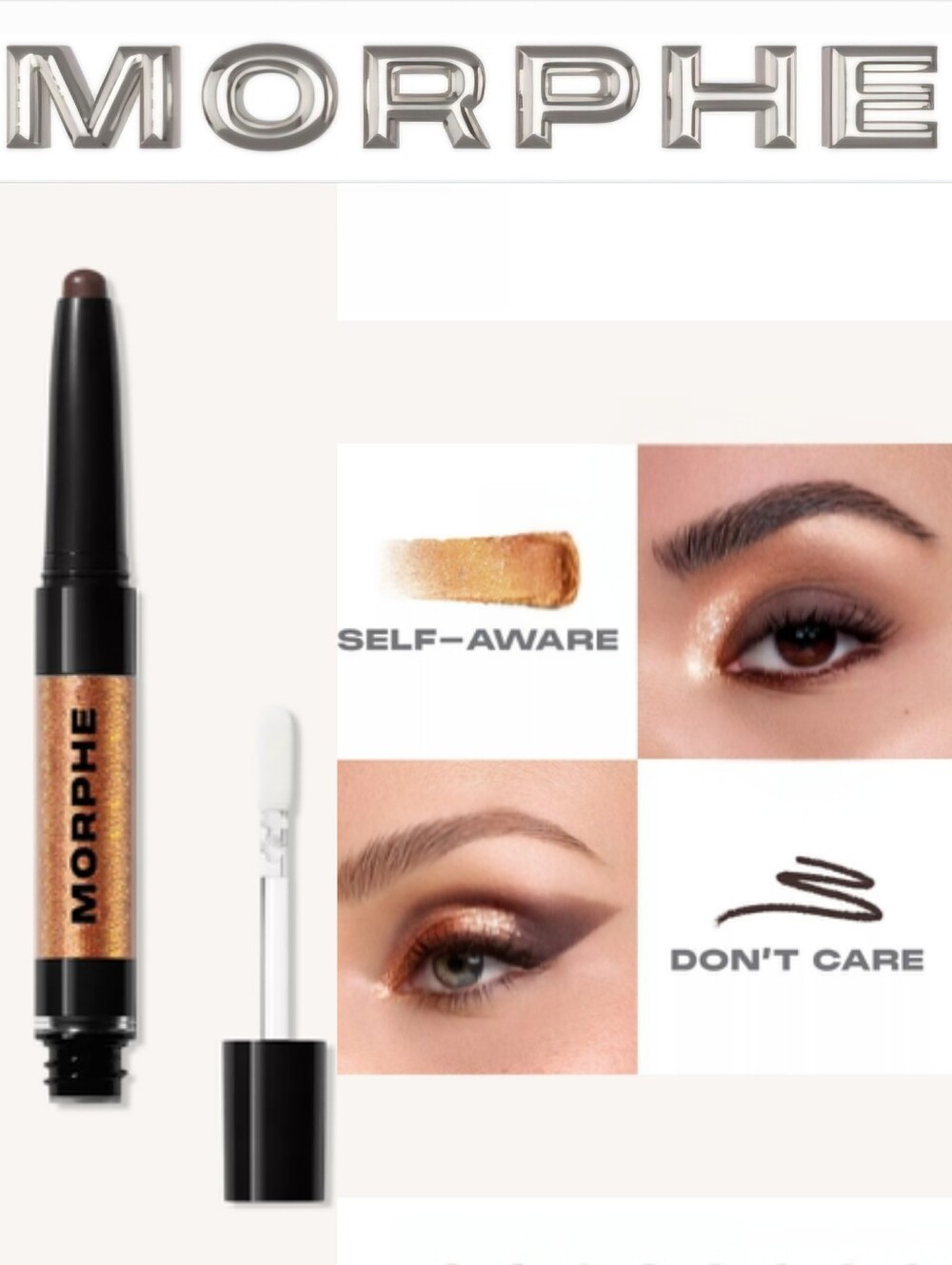 Morphe Mixed Signals Dual-Finish Cream & Liquid Shadow Stick